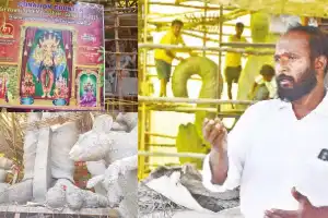 Construction of 69-foot Ganesha in Khairatabad moving quickly