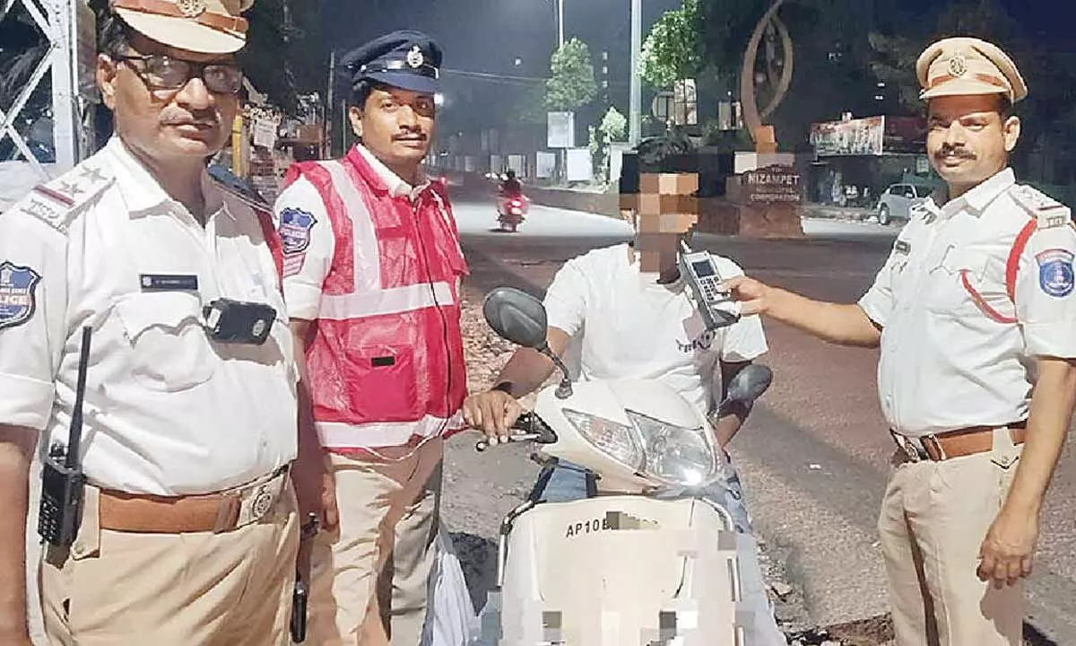 Cyberabad traffic police catch 272 for drunk driving