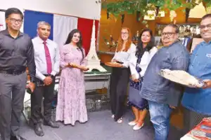 Experts enjoy French-style lunch