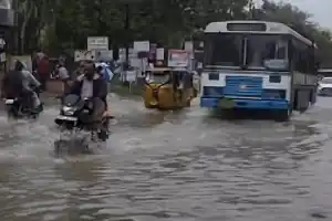 Flash Floods Hit Warangal and Hanmakonda After Heavy Rainfall