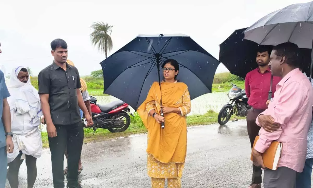 Flooded Karni Village Road Closed by Collector