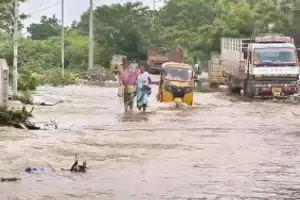 Floods caused by heavy rain
