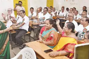 Former students gather for reunion