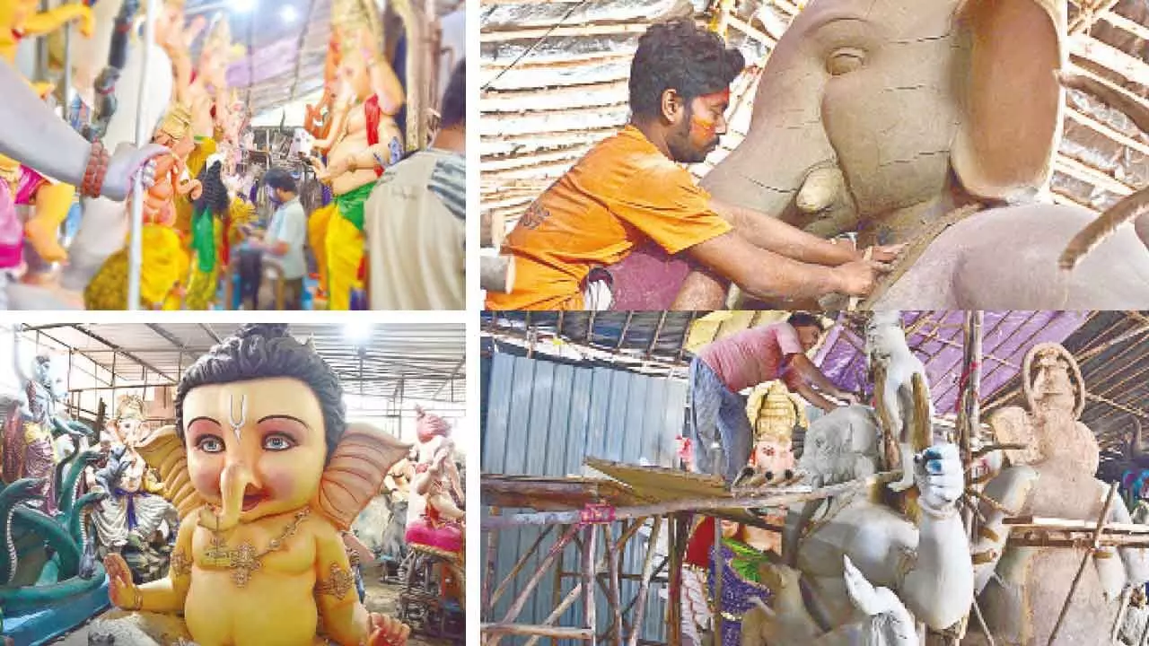 HMDA to give away 100,000 free clay Ganesh idols