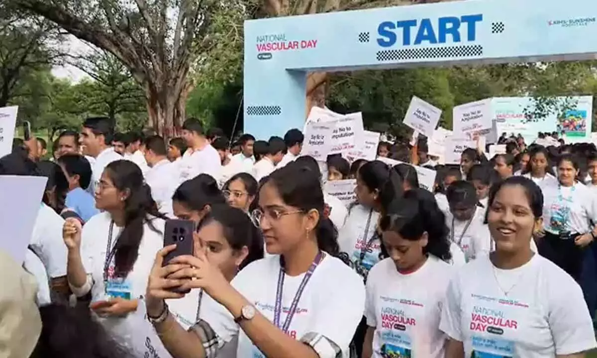 Hyderabad hosts walkathon for vascular health awareness