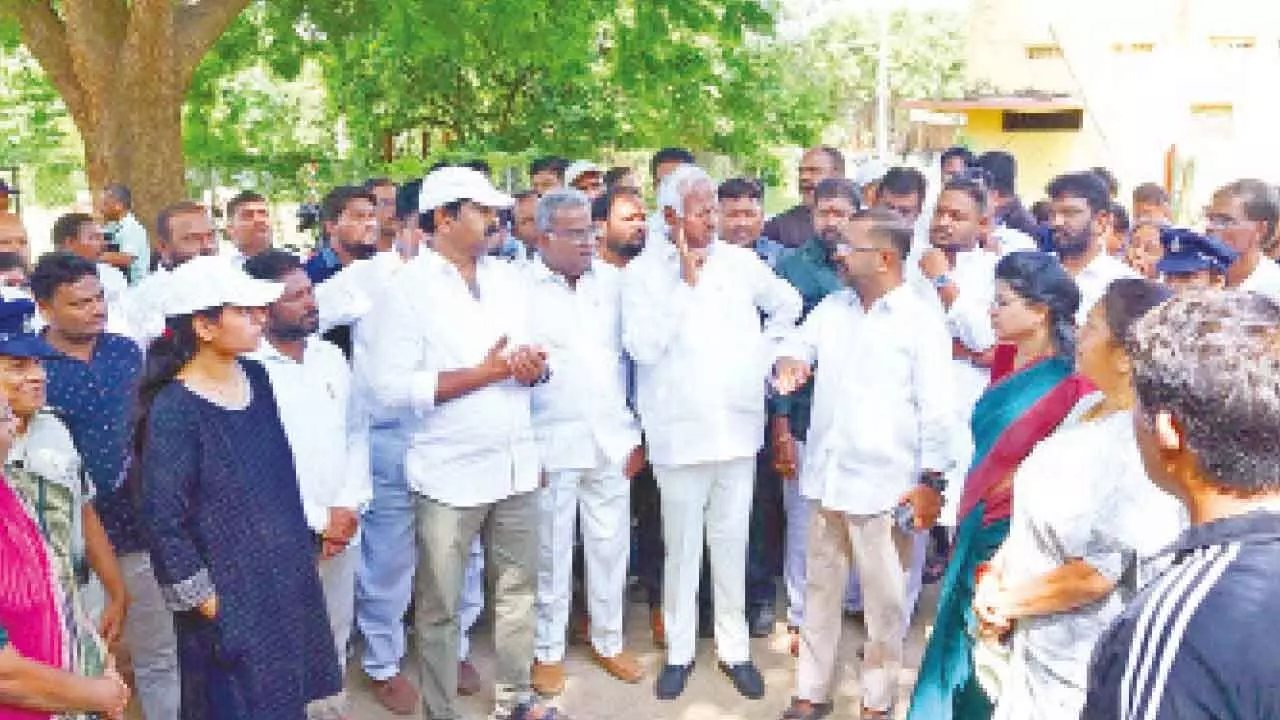 MLAs check temporary sports school facilities