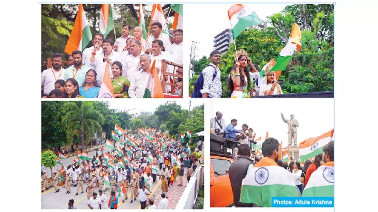 National flag event celebrated with enthusiasm