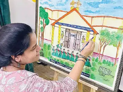 Painting diverse colors of tribal life