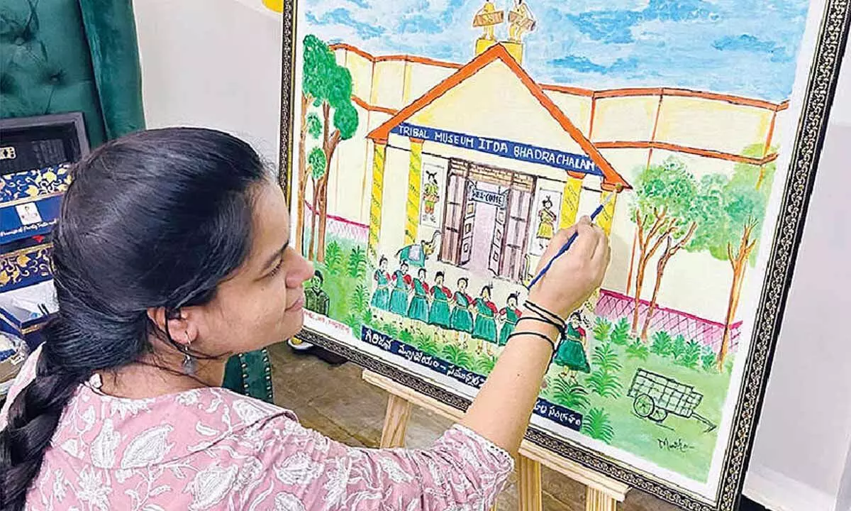 Painting diverse colors of tribal life