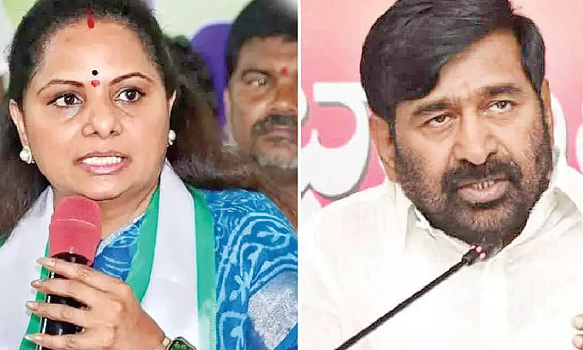 Party leader Jagadish Reddy says Kavitha is repeating BRS opponents' views