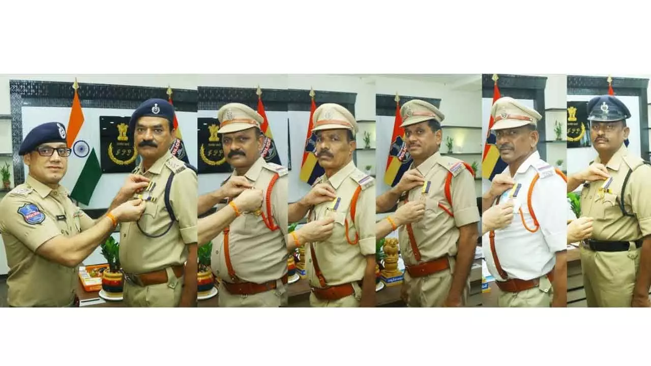 Police Chief Honors Officers for Outstanding Service