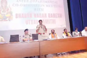 Police chief organizes meeting for smooth Ganesh festival