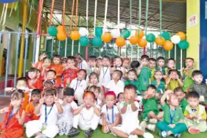 Preschoolers celebrate Independence Day with fun activities