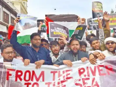 Protest against genocide and starvation in Gaza