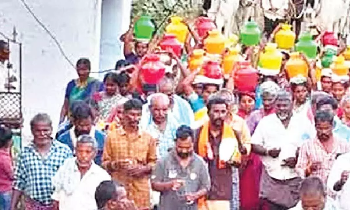 Ritual held to pray for rain