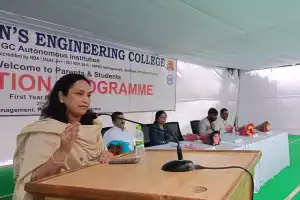 Sridevi Women’s Engineering College Holds Orientation for New B.Tech Students