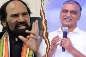 Uttam tells Harish Rao that fraudsters should not speak
