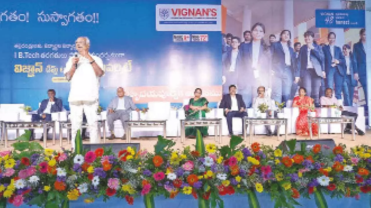 Vignan Chairman says ongoing learning is important