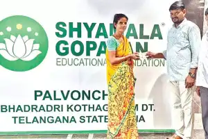 Woman gets help to build toilet in Paloncha
