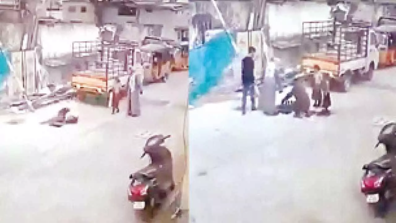 5-year-old rescued after falling in open manhole