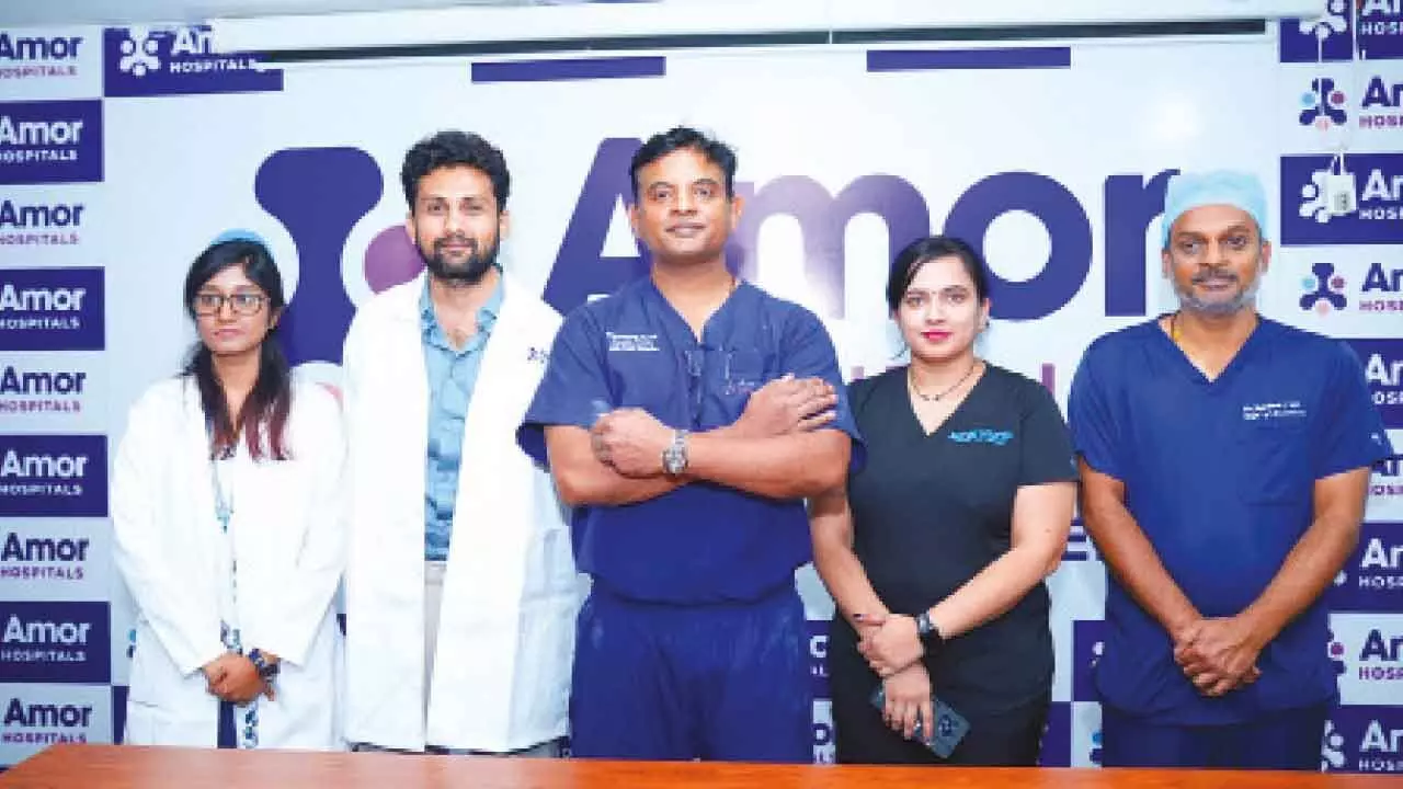 Amor Hospitals in Hyderabad does rare spine and thyroid surgery