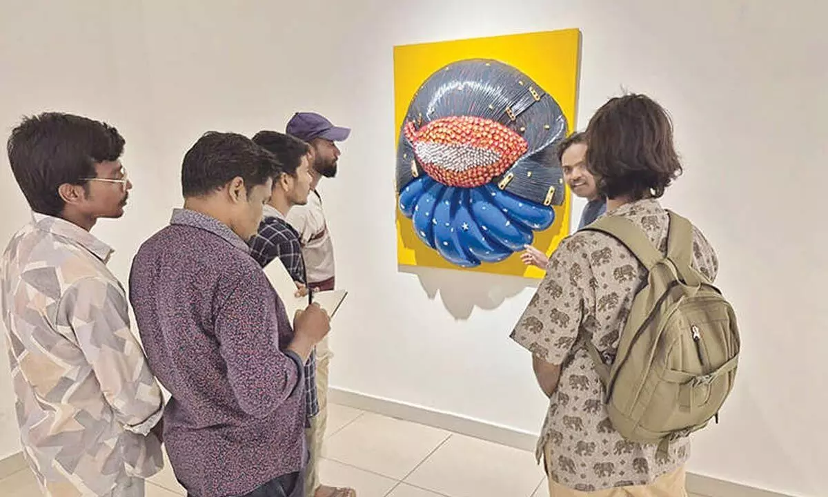 Art exhibition exploring inner self opens in Hyderabad