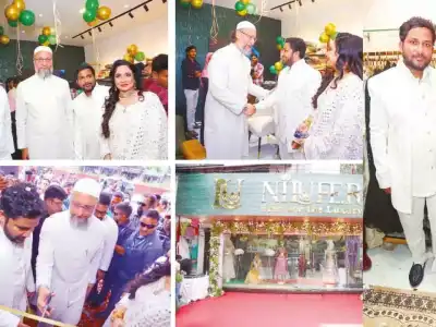 Asaduddin Owaisi opens new luxury fashion store in Hyderabad