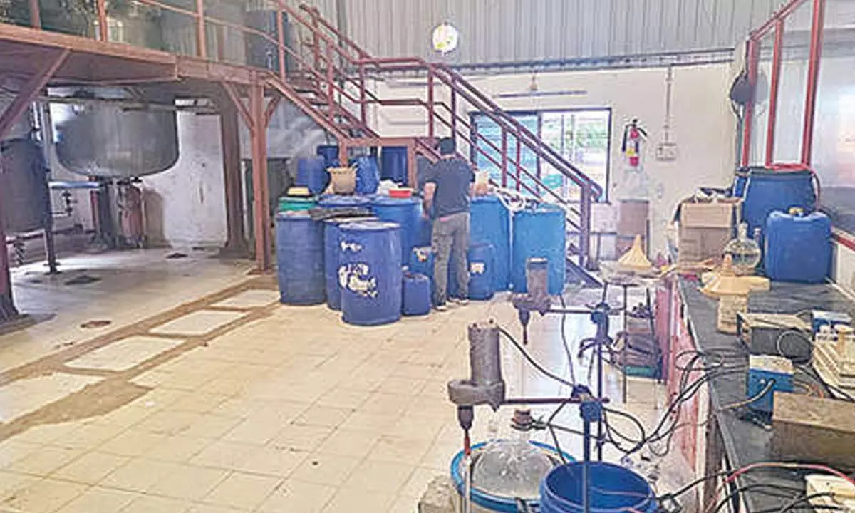 Big drug seizure in Hyderabad