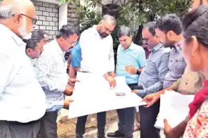 City official reviews infrastructure work near KBR Park