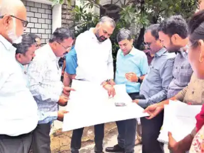 City official reviews infrastructure work near KBR Park
