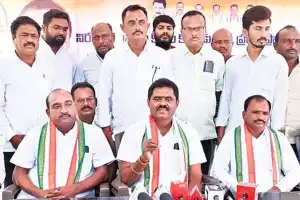 Congress accuses BJP and BRS leaders of playing dirty politics against Minister Komatireddy