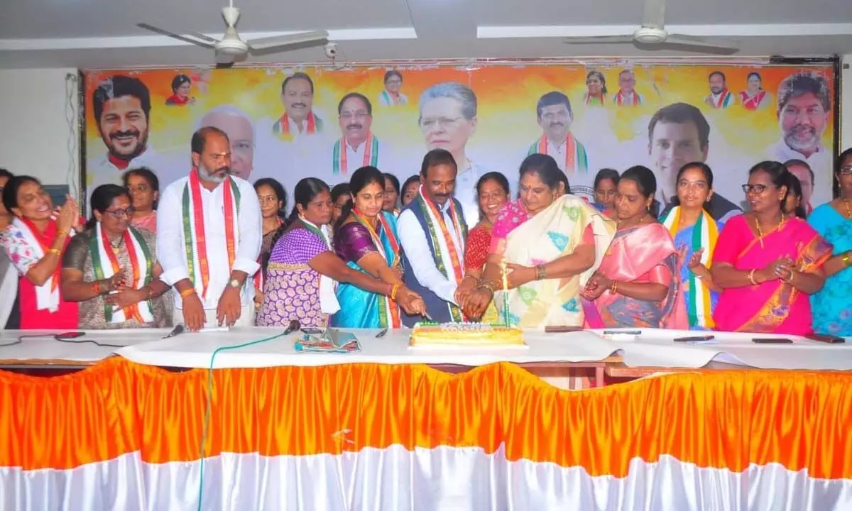 Congress Celebrates Women’s Welfare on Mahila Congress Foundation Day