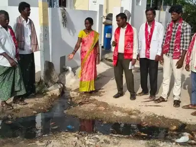 CPM Reports Public Health and Civic Issues in Dharoor Mandal