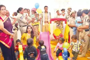 CV Anand opens daycare for children of female police officers