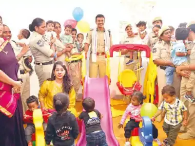CV Anand opens daycare for children of female police officers