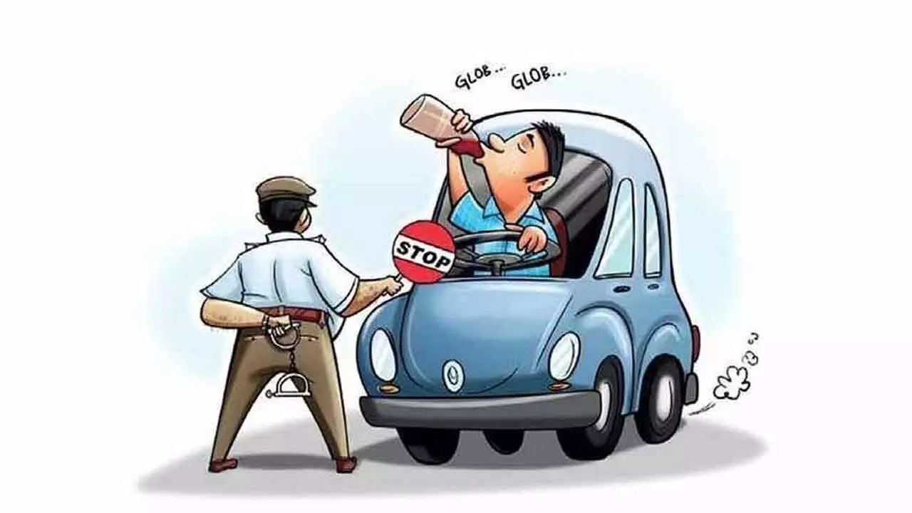 Cyberabad traffic police catch 435 for drunk driving over the weekend