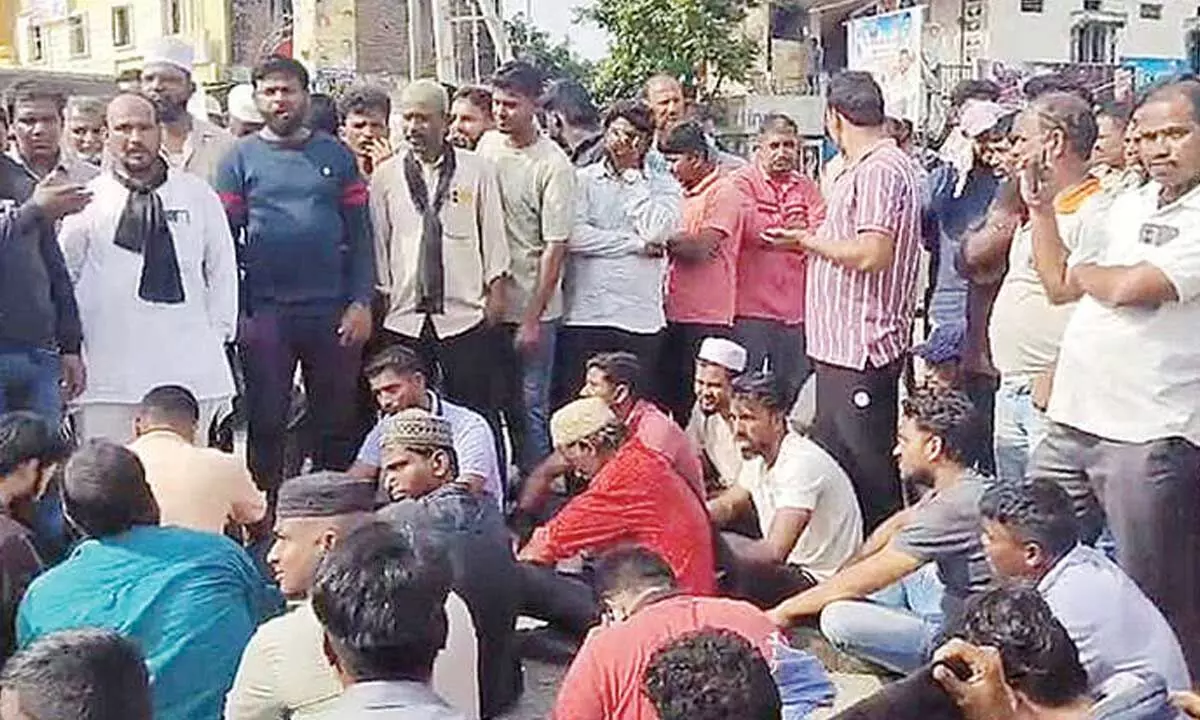 Demolition of shrine and cemetery causes tension