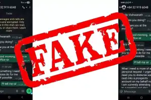 District Collector Adarsh Surabhi advises against replying to fake messages.