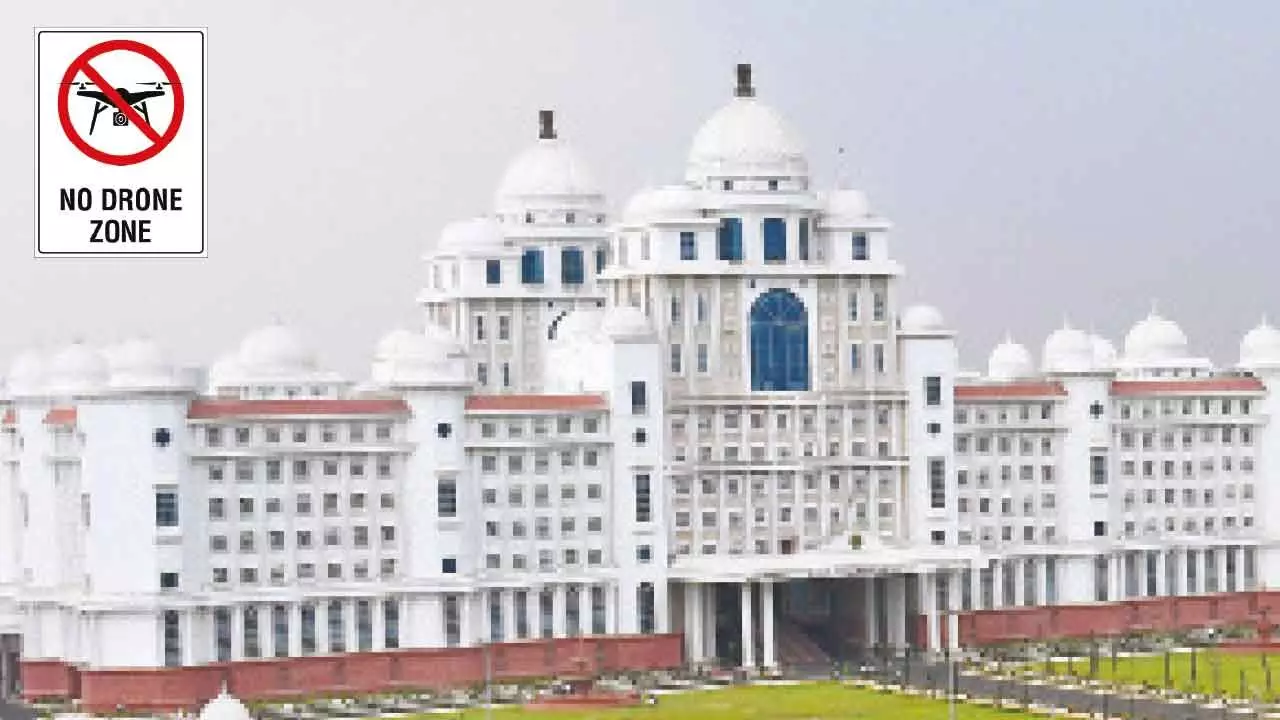 Drones banned from flying in secretariat area