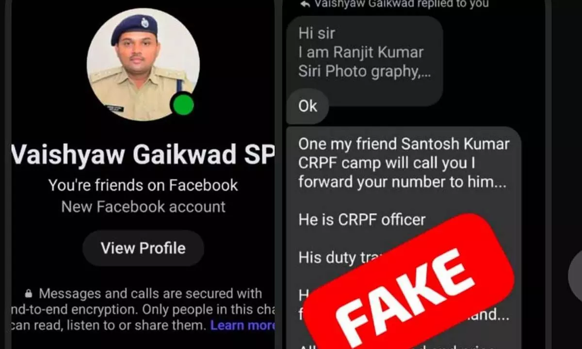 Fake Facebook Account Made for SP Gaikwad