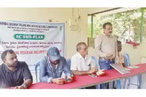 Free Sonali chicks given to SC, ST, and Koya farmers by SKLTHU