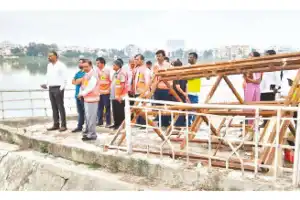 GHMC urges officials to clean lakes after immersion