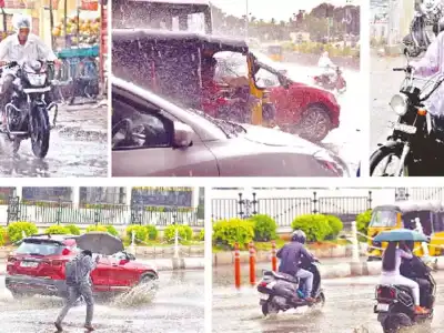 Heavy rains disrupt city life