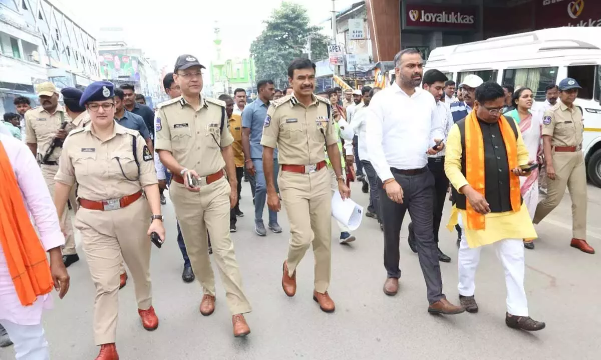 Hyderabad police prepare for Ganesh idol immersion
