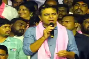 K.T. Rama Rao Speaks to Large BRS Crowd in Jogulamba Gadwal