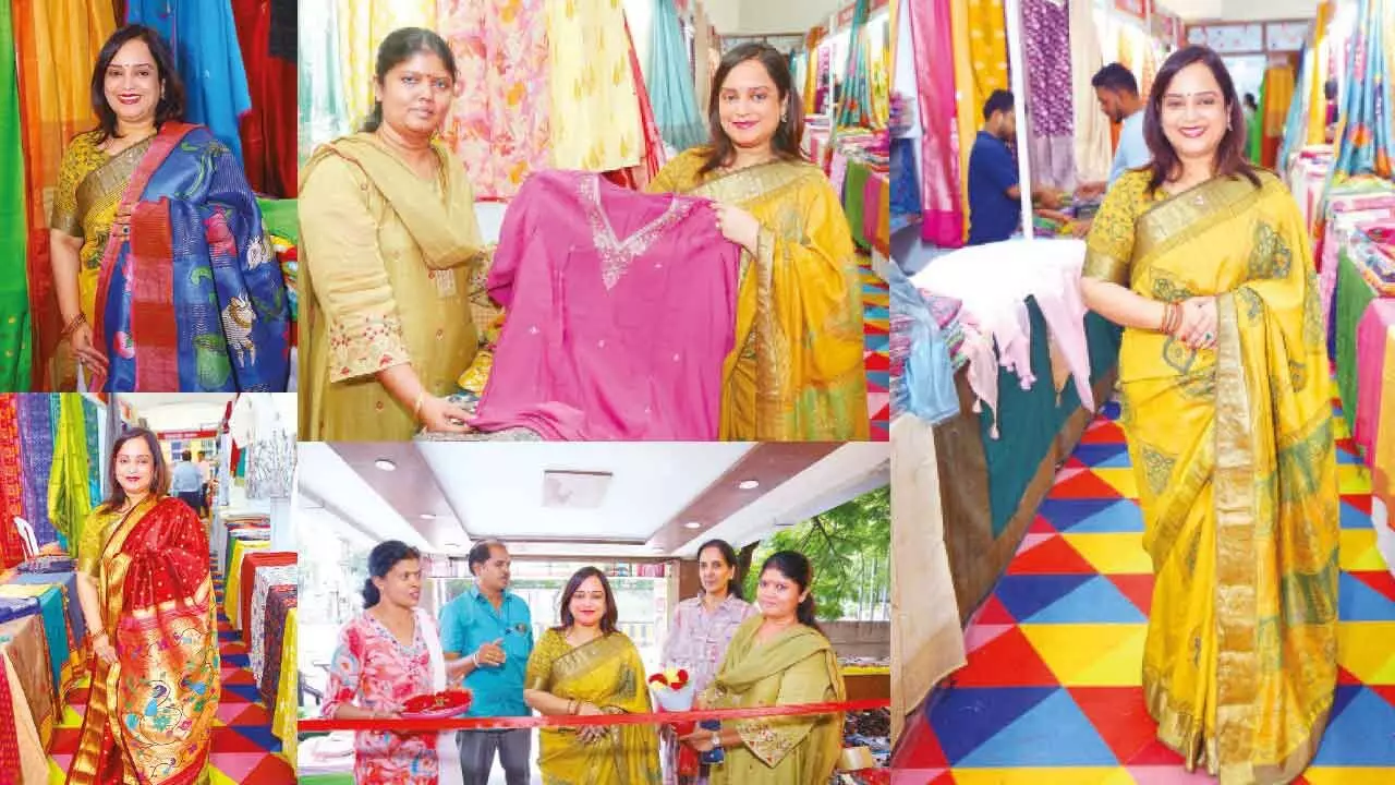 Kavita Jain Opens Handloom India Expo 2025 in Hyderabad
