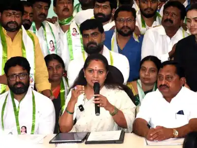 Kavith quits MLC and BRS, criticizes Harish Rao as troublemaker