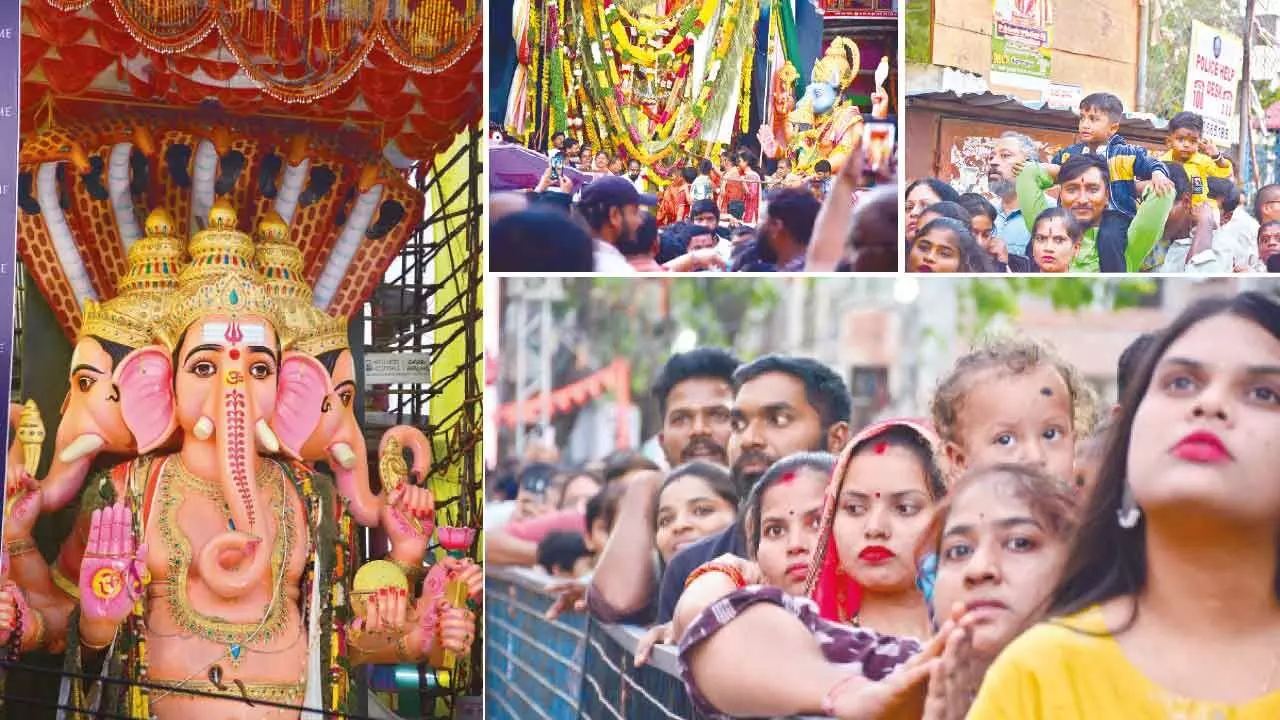 Khairtabad Bada Ganesh attracts everyone's attention