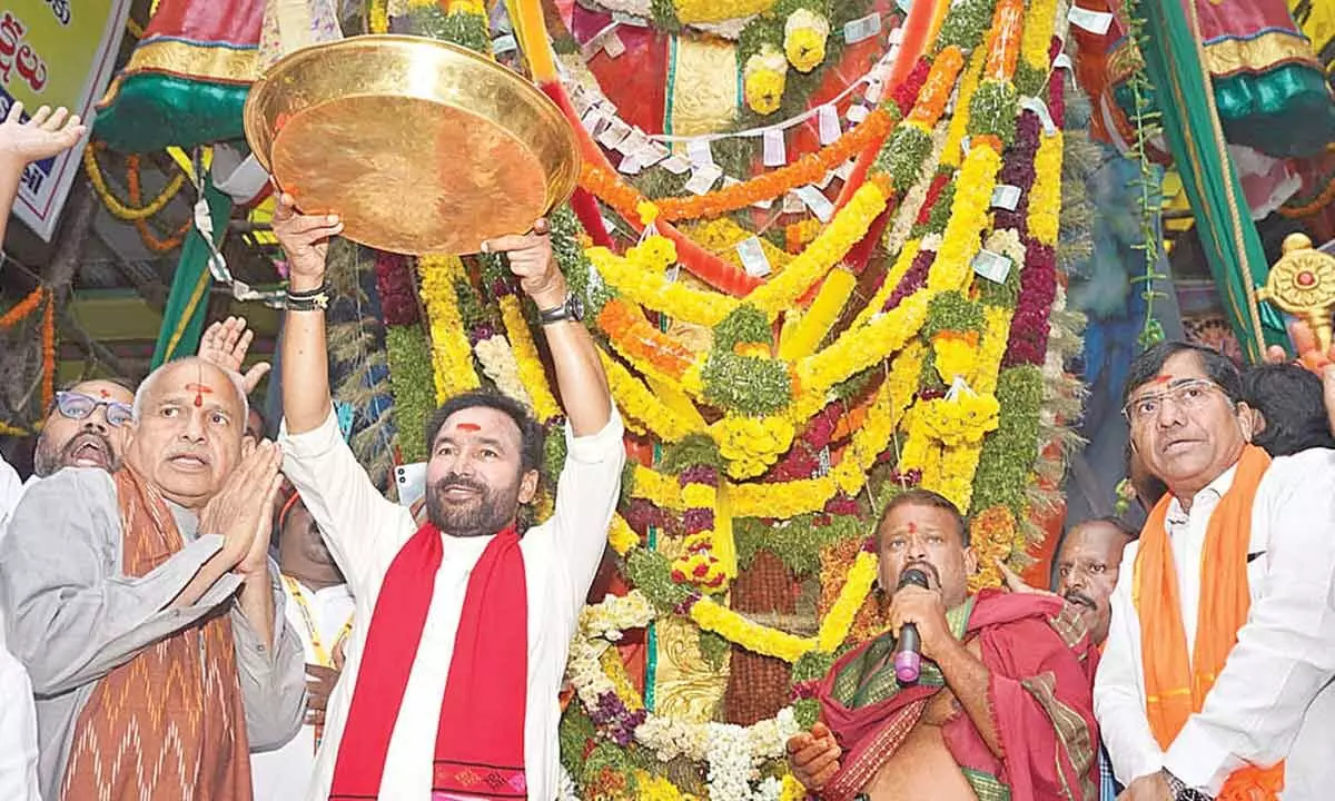 Kishan Reddy urges people to choose Indian goods and avoid foreign products