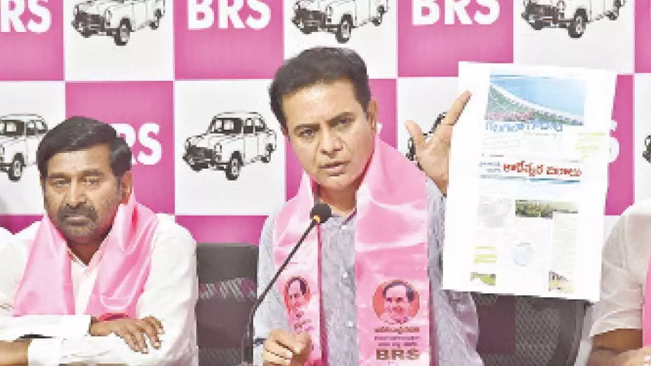 KTR asks Revanth to apologize for spreading false rumors about KLIP